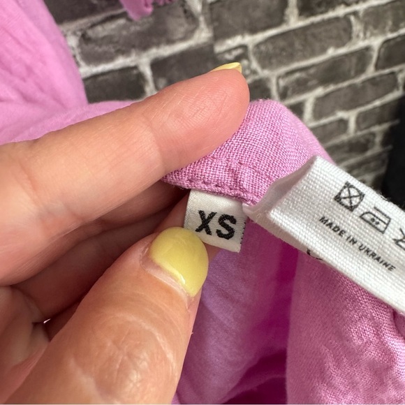 Sleeper Atlanta Pink Linen Dress midi - Picture 12 of 14